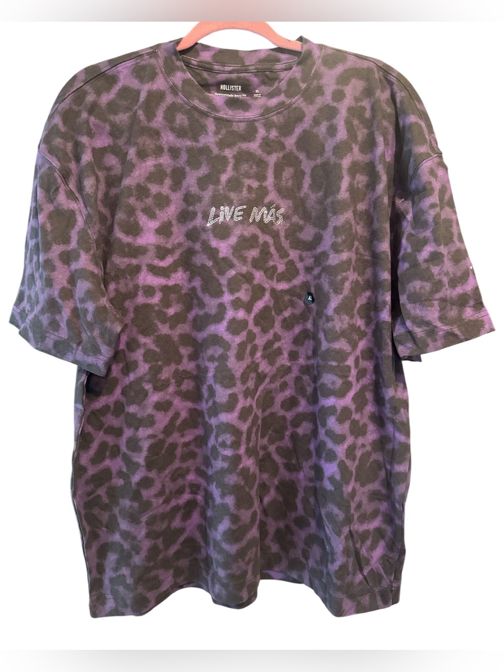 Hollister x Taco Bell Boxy Heavyweight Shine Graphic Tee Sz XL